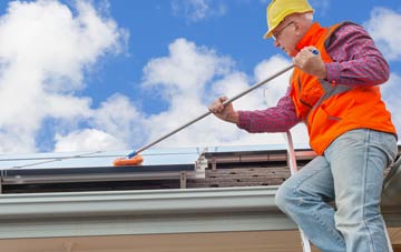 Garnant soft wash roof cleaning